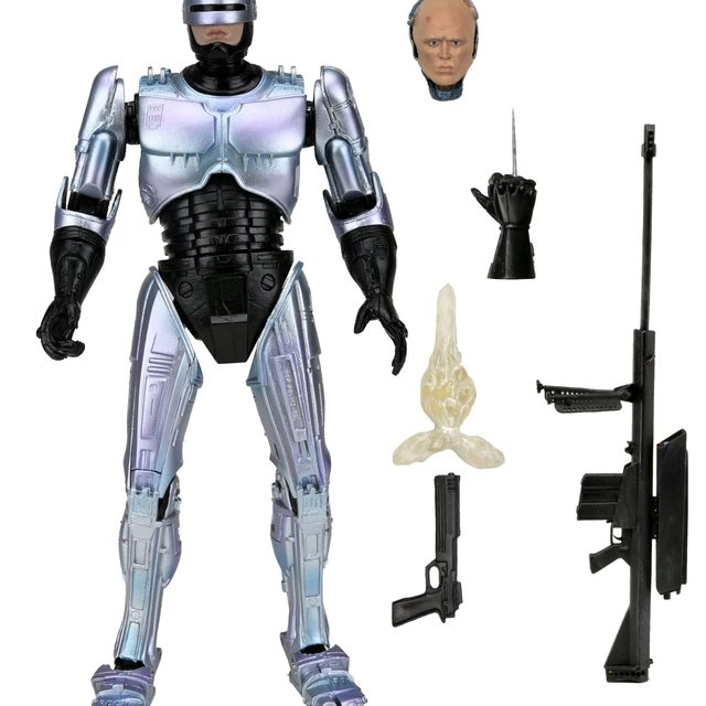 NECA 机械战警17cm可动人偶 电影科幻主题 多关节收藏手办 生日礼物