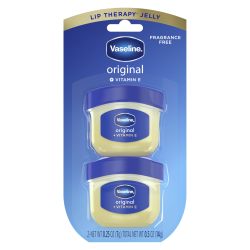 Vaseline 润唇膏 迷你装保湿修护 干燥防裂 天然光泽 滋润唇部 7g*2