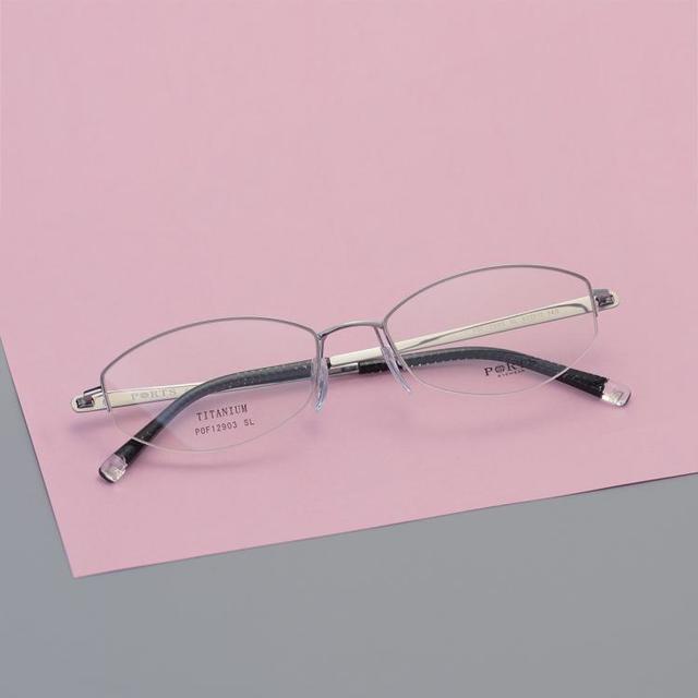 宝姿 女款轻奢优雅纯钛女士光学架
