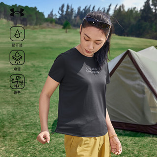  UNDER ARMOUR/安德玛 吸湿速干 女士短袖T恤