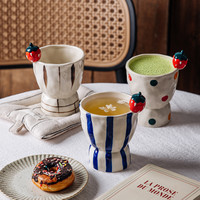  KAWASIMAYA/川岛屋 釉下彩浮雕 陶瓷马克杯