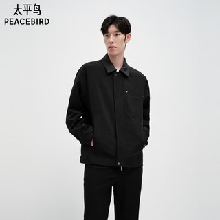  PEACEBIRD/太平鸟 拼接设计 男士夹克