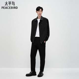  PEACEBIRD/太平鸟 拼接设计 男士夹克