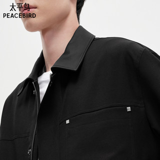  PEACEBIRD/太平鸟 拼接设计 男士夹克