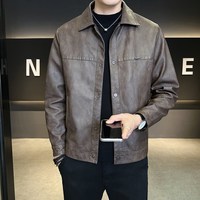  柒度非凡 男士皮夹克