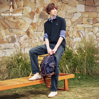  Hush Puppies/暇步士 凉感冰皮 男士短袖polo衫