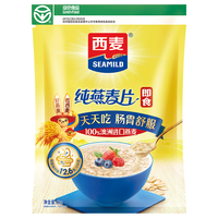 西麦 绿色食品认证 纯燕麦片1000g赠45g五黑
