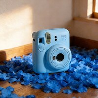 移动端：富士 一次成像 立拍立得相机  绣球蓝