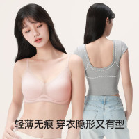 幸棉 凉感薄款小胸无痕文胸