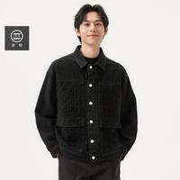  gxgjeans 复古口袋 男士牛仔夹克