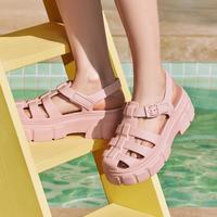 斯凯奇 女凉鞋女鞋春夏凉鞋复古罗马凉鞋猪笼鞋日常通勤凉鞋