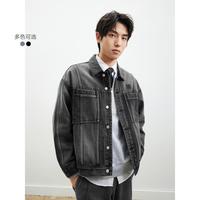  GXG 复古水洗 男士牛仔夹克