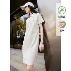 navigare 意大利小帆船 春夏休闲百搭透气女士polo连衣裙