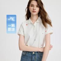 navigare 意大利小帆船 夏季短袖t恤女士polo衫