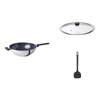 IKEA/宜家 不粘锅 炒锅套装+锅盖+锅铲