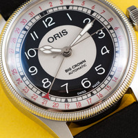 ORIS/豪利时 自动上链 男士机械腕表 不锈钢表壳 鹿皮表带