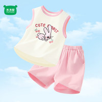  MUMUWU/木木屋 纯棉 儿童背心套装