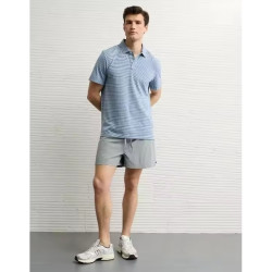 AMERICAN EAGLE 男士条纹Polo衫