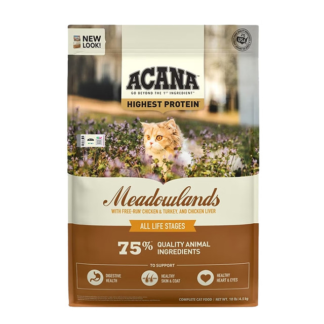 ACANA 爱肯拿 牧场/农场盛宴全阶段猫粮 4.5kg