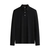  霞湖世家 抑菌 男士长袖polo衫