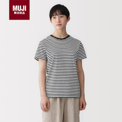 無印良品 MUJI 圆领短袖T恤
