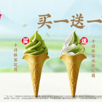 肯德基 买1送1 千目抹茶花筒