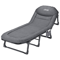  Jeep/吉普 折叠床 防污耐磨+浅麻灰+舞龙布 180cm