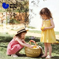 迷你巴拉 巴拉女童裙子宝宝亲肤舒适透气纯棉甜美浪漫连衣裙2026夏