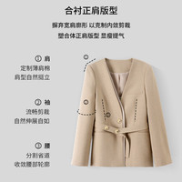 WHITEALLUSION/素典 设计感 女士西装外套