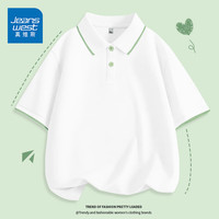  JEANSWEST/真维斯 宽松翻领 女士polo衫