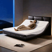 新品尝鲜、大件超省：京东京造 2026新质价比天花板真皮智能床主卧双人床1.8*2m电动床+撑腰床垫