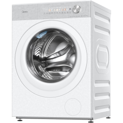 美的 熊墩墩系列 MD12F1 洗烘一体机 12kg 海盐白