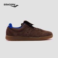 saucony 男女同款BULLET CT经典复古轻便舒适潮流运动休闲鞋 棕 35.5