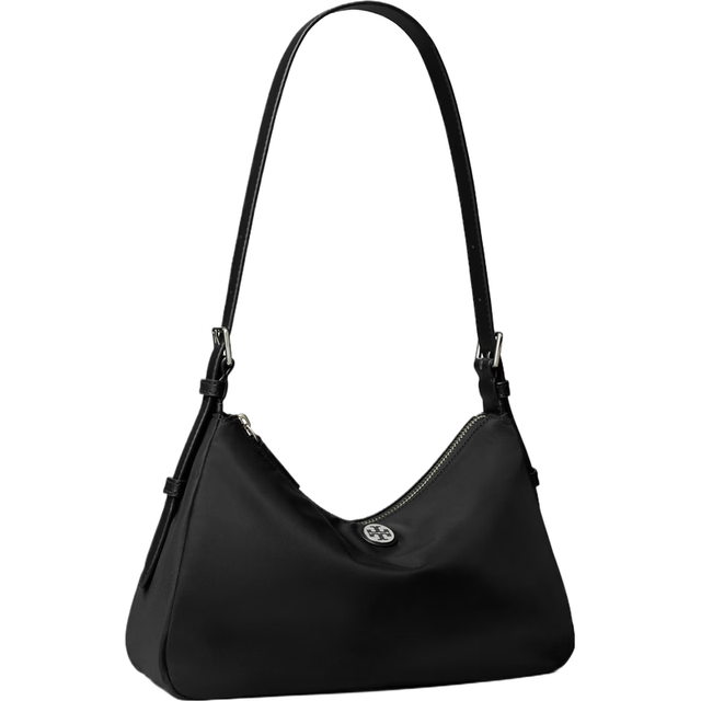 TORY BURCH TB 177335 小号拉链肩背包 黑色