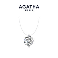 限新用户：AGATHA 人鱼之泪项链轻奢法式简约锁骨链 大号 链长42cm
