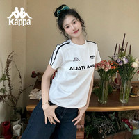 卡帕 纯棉运动T恤休闲时尚夏季宽松圆领户外半袖