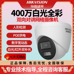 海康威视 语音对讲人形侦测室内半球K34