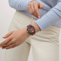 swatch/斯沃琪 三眼计时 石英表