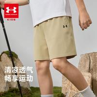 安德玛 童装儿童运动短裤夏季男童五分裤休闲百搭大童