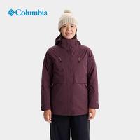  Columbia/哥伦比亚 防风保暖 女士连帽夹克外套 鹅绒内胆