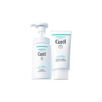 Curel 珂润 润浸保湿脸部护理系列洁面套装 (洁颜泡沫150ml+卸妆啫喱130g)