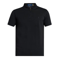 RALPH LAUREN Polo Ralph Lauren男士拉链领口短袖polo衫710 842622 001黑色 XS