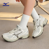  Mizuno/美津浓 透气缓震 女士运动鞋 07/棉白/暗灰裙 38.5 (245mm)