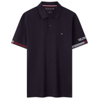 TOMMY HILFIGER/汤米·希尔费格 撞色袖口 男士POLO衫