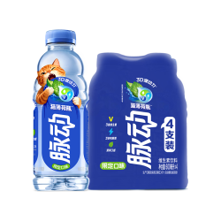 脉动 猫薄荷限定口味 600ML*4瓶 低糖维生素C电解质水