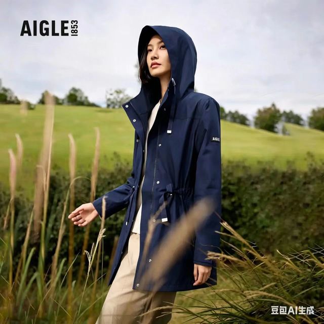 AIGLE GORE-TEX防风防雨透汽冲锋衣