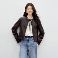  CHIU·SHUI/秋水伊人 显瘦 女士皮衣