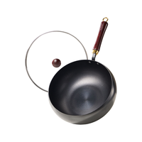  REDCHEF/红厨 氮化防锈 精铁无涂层炒锅 锅盖