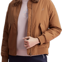  NAUTICA/诺帝卡 时尚休闲 女士棒球领短外套