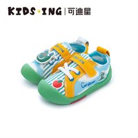 kids.ing kidsing可迪星幼儿帆布鞋春季女宝宝小童儿童软底防滑透气运动鞋
